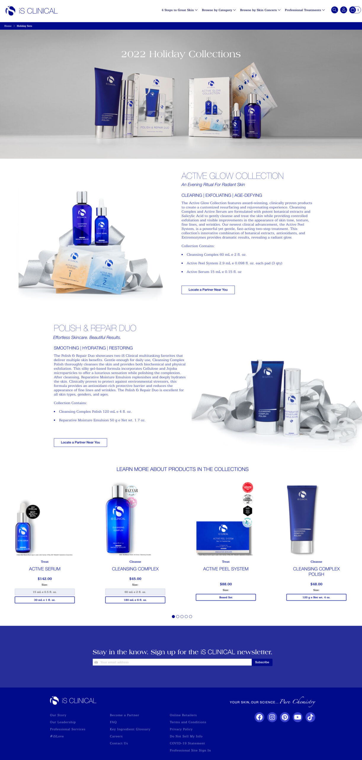 Promotion Landing Page on isclinical.com